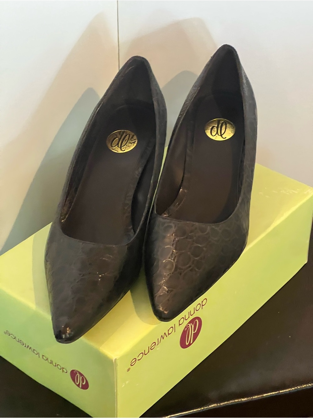 Donna Lawrence Pointed-Toe Pumps
